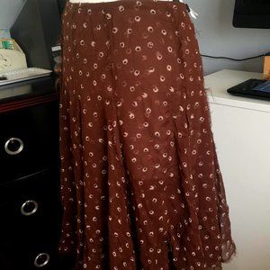 Anne Klein women silk yarn skirts